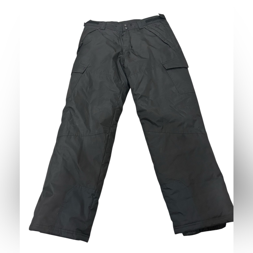 CB Insulated Black Men's Cargo Snow Pants